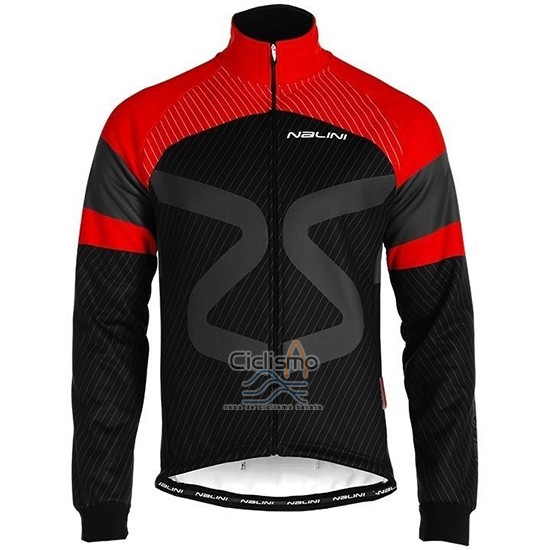 Nalini Ropa Ciclismo Culotte Largo 2019 Men Mangas Largas Negro Rojo