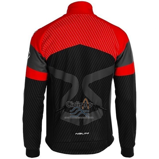 Nalini Ropa Ciclismo Culotte Largo 2019 Men Mangas Largas Negro Rojo