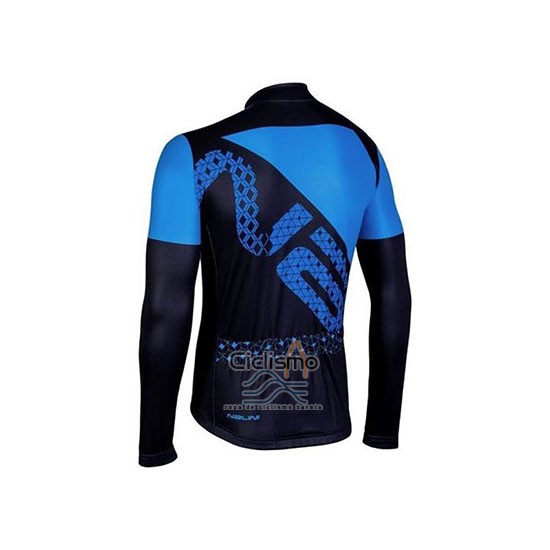 Nalini Ropa Ciclismo Culotte Largo 2020 Men Mangas Largas Negro Azul