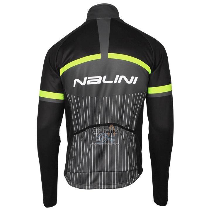 Nalini Ropa Ciclismo Culotte Largo 2020 Men Mangas Largas Negro Gris AMarillo