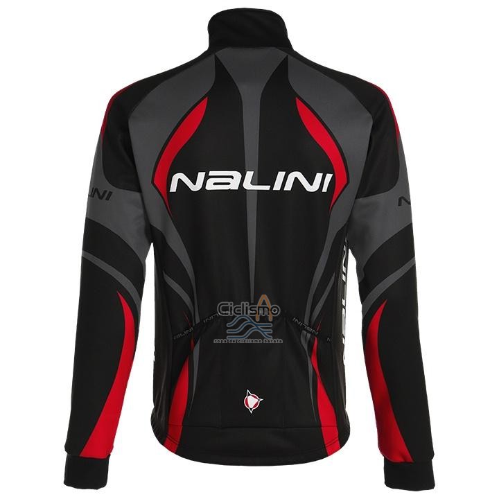 Nalini Ropa Ciclismo Culotte Largo 2020 Men Mangas Largas Negro Gris Rojo