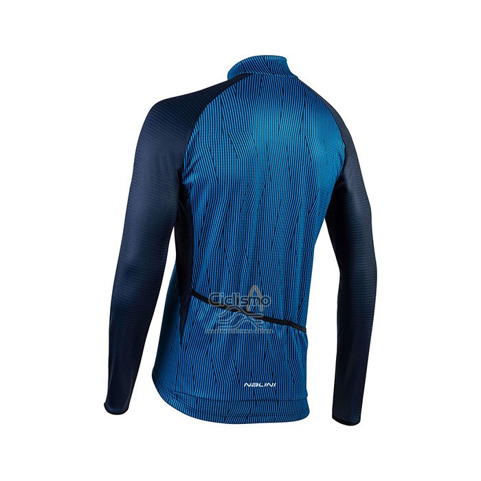 Nalini Ropa Ciclismo Culotte Largo 2021 Men Mangas Largas Azul