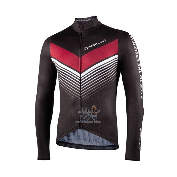 Nalini Ropa Ciclismo Culotte Largo 2021 Men Mangas Largas Negro