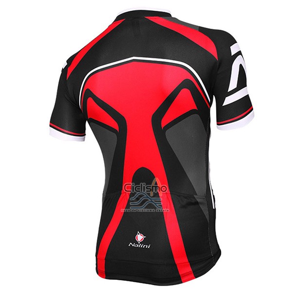 Nalini Salorno Ropa Ciclismo Culotte Corto 2017 Men Mangas Cortas Negro y Rojo