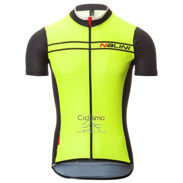 Nalini Sinello Ti Ropa Ciclismo Culotte Corto 2017 Men Mangas Cortas Verde
