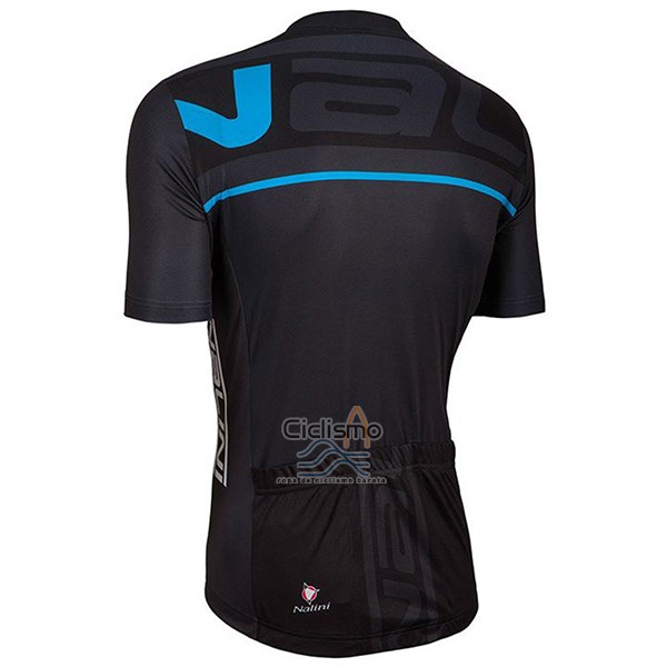 Nalini Speed Ropa Ciclismo Culotte Corto 2017 Men Mangas Cortas Negro y Azul