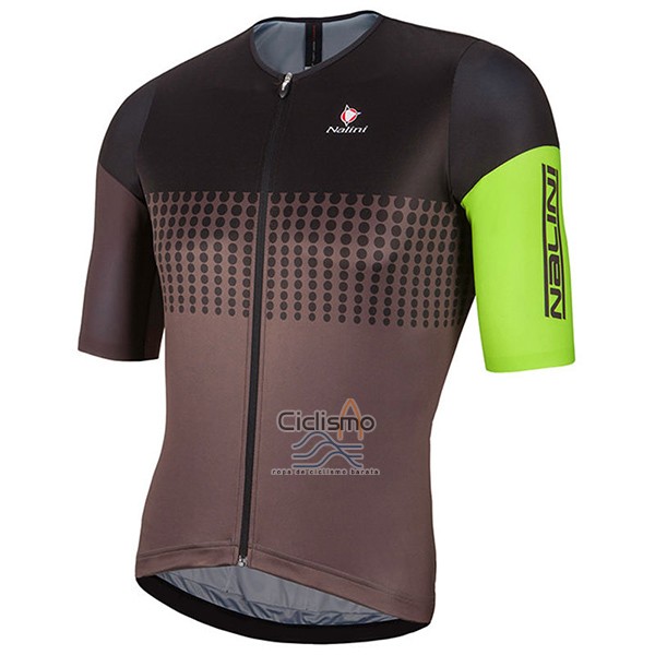 Nalini Velodromo Ropa Ciclismo Culotte Corto 2017 Men Mangas Cortas Brown