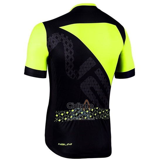 Nalini Volata 2.0 Ropa Ciclismo Culotte Corto 2019 Men Mangas Cortas Negro AMarillo