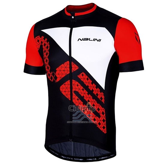 Nalini Volata 2.0 Ropa Ciclismo Culotte Corto 2019 Men Mangas Cortas Negro Rojo