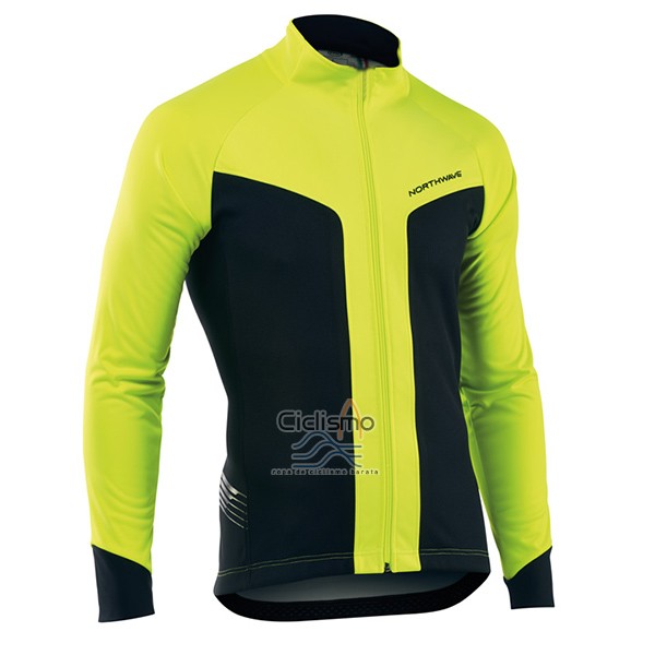 Nalini Northwave Ropa Ciclismo Culotte Largo 2017 Hombre Mangas Largas AMarillo y Negro