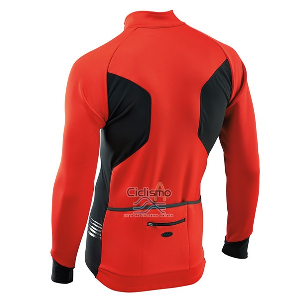 Nalini Northwave Ropa Ciclismo Culotte Largo 2017 Hombre Mangas Largas Rojo y Negro