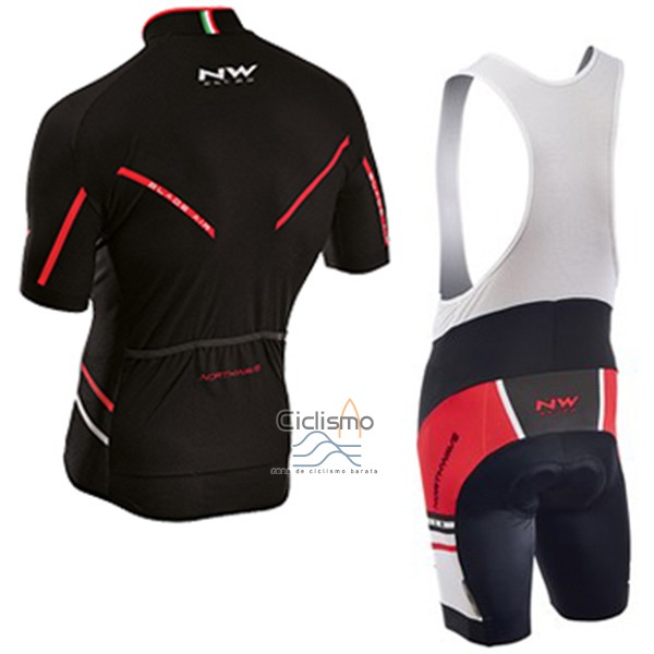 Northwave Blade Air Ropa Ciclismo Culotte Corto 2017 Hombre Mangas Cortas Negro y Rojo