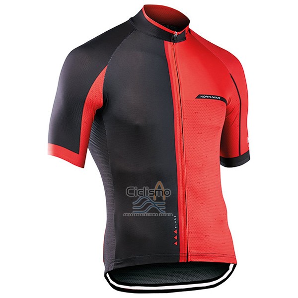 Northwave Blade Ropa Ciclismo Culotte Corto 2017 Hombre Mangas Cortas Negro y Rojo