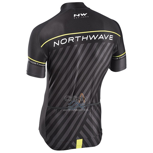 Northwave Ropa Ciclismo Culotte Corto 2017 Hombre Mangas Cortas Negro y Verde