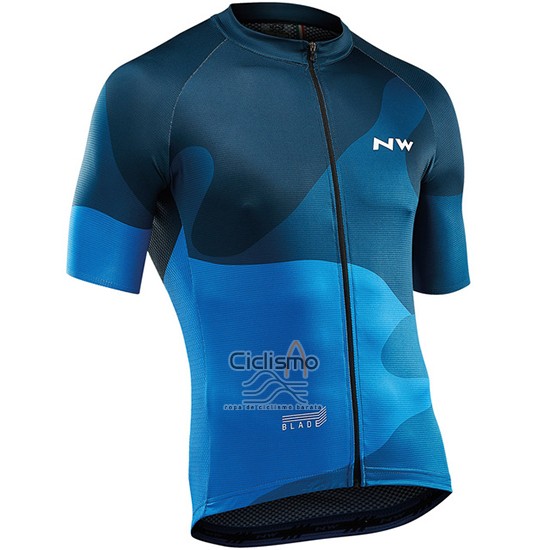 Northwave Ropa Ciclismo Culotte Corto 2019 Hombre Mangas Cortas Azul