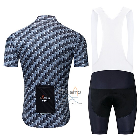 Northwave Ropa Ciclismo Culotte Corto 2019 Hombre Mangas Cortas Gris Naranja