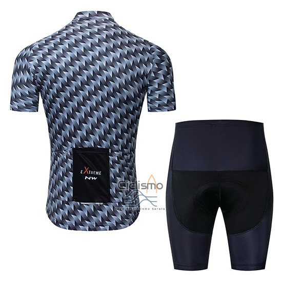 Northwave Ropa Ciclismo Culotte Corto 2019 Hombre Mangas Cortas Gris Naranja
