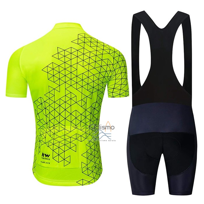 Northwave Ropa Ciclismo Culotte Corto 2020 Hombre Mangas Cortas AMarillo