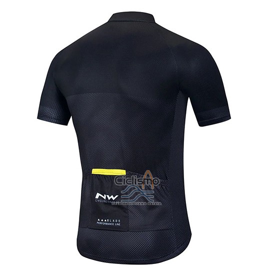 Northwave Ropa Ciclismo Culotte Corto 2020 Hombre Mangas Cortas Gris Negro AMarillo