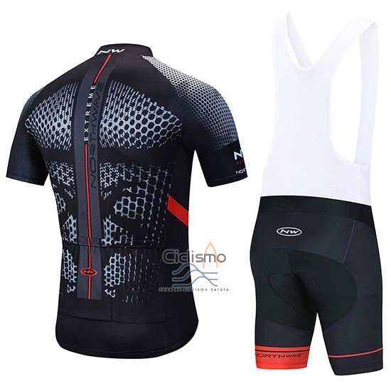 Northwave Ropa Ciclismo Culotte Corto 2020 Hombre Mangas Cortas Negro AMarillo Rojo