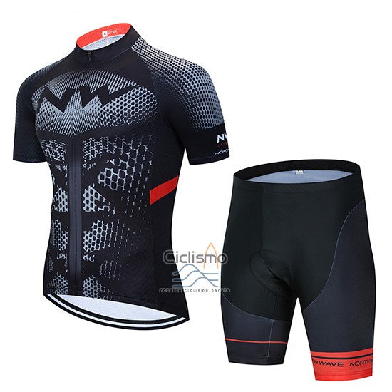 Northwave Ropa Ciclismo Culotte Corto 2020 Hombre Mangas Cortas Negro AMarillo Rojo