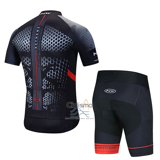 Northwave Ropa Ciclismo Culotte Corto 2020 Hombre Mangas Cortas Negro AMarillo Rojo