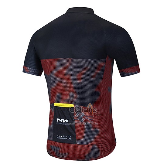 Northwave Ropa Ciclismo Culotte Corto 2020 Hombre Mangas Cortas Negro Gris Rojo