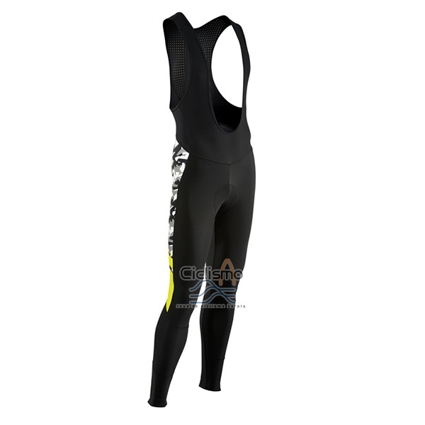 Northwave Ropa Ciclismo Culotte Largo 2017 Hombre Mangas Largas Negro y Camuflaje