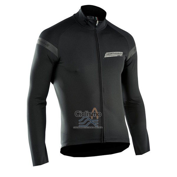 Northwave Ropa Ciclismo Culotte Largo 2017 Hombre Mangas Largas Profundo Negro