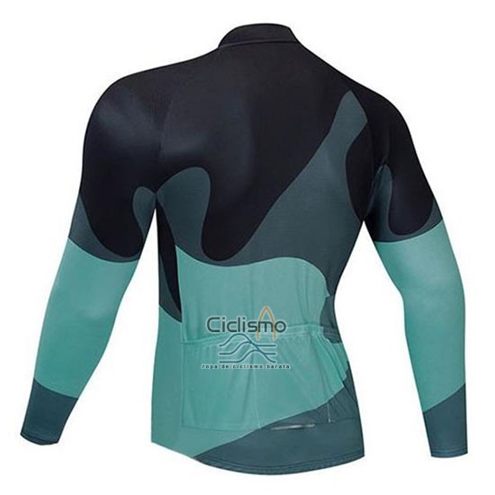 Northwave Ropa Ciclismo Culotte Largo 2020 Hombre Mangas Largas Negro Verde