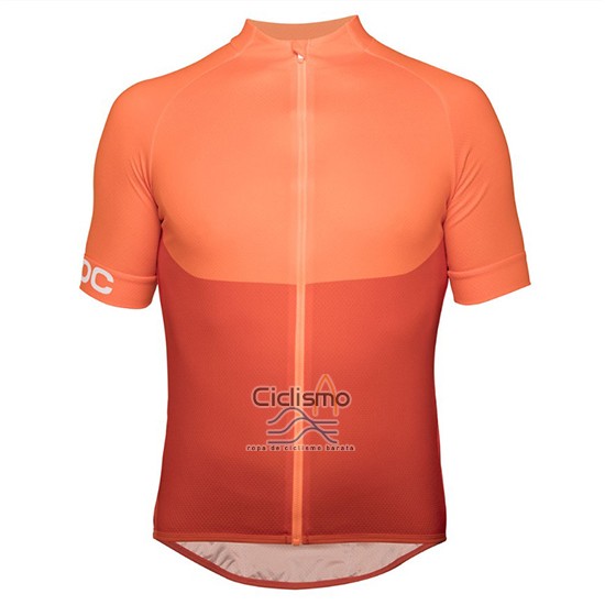 Poc Ropa Ciclismo Culotte Corto 2018 Hombre Mangas Cortas Naranja