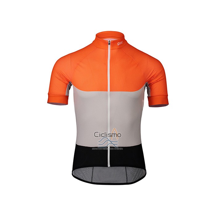 Poc Ropa Ciclismo Culotte Corto 2021 Hombre Mangas Cortas Naranja