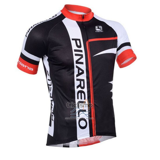 Pinarello Ropa Ciclismo Culotte Corto 2013 Hombre Mangas Cortas Rojo y Negro