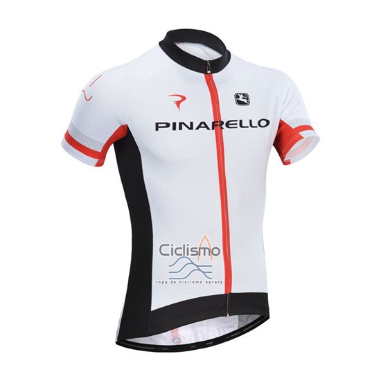 Pinarello Ropa Ciclismo Culotte Corto 2014 Hombre Mangas Cortas Negro y Blanco