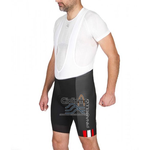 Pinarello Ropa Ciclismo Culotte Corto 2016 Hombre Mangas Cortas Rojo y Negro