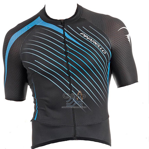 Pinarello Ropa Ciclismo Culotte Corto 2017 Hombre Mangas Cortas Azul y Negro