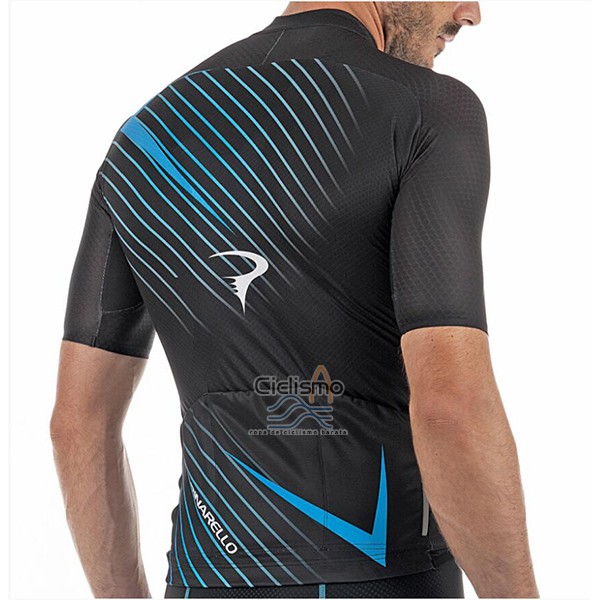 Pinarello Ropa Ciclismo Culotte Corto 2017 Hombre Mangas Cortas Azul y Negro