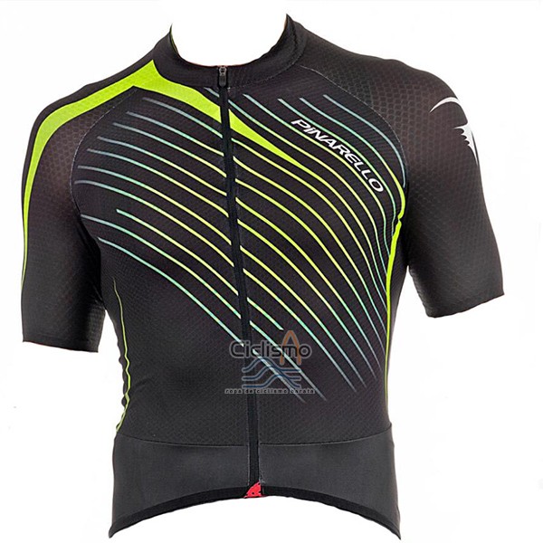 Pinarello Ropa Ciclismo Culotte Corto 2017 Hombre Mangas Cortas Negro