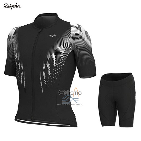 Rapha Ropa Ciclismo Culotte Corto 2019 Hombre Mangas Cortas Negro Blanco