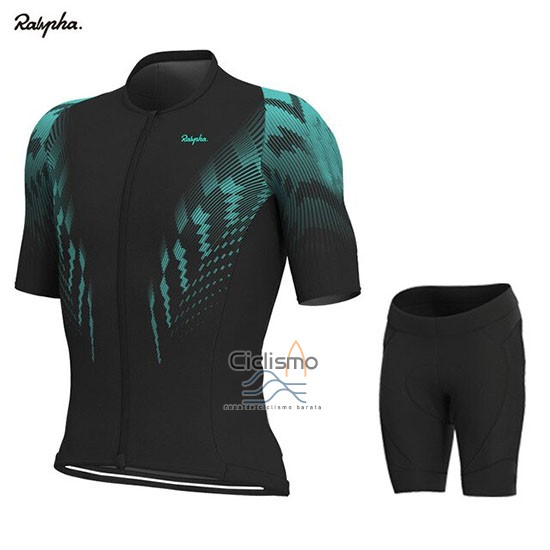 Rapha Ropa Ciclismo Culotte Corto 2019 Hombre Mangas Cortas Negro Verde