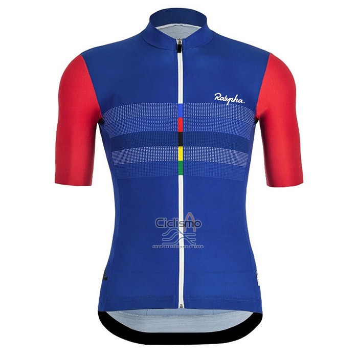 Rapha Ropa Ciclismo Culotte Corto 2020 Hombre Mangas Cortas Rojo Azul