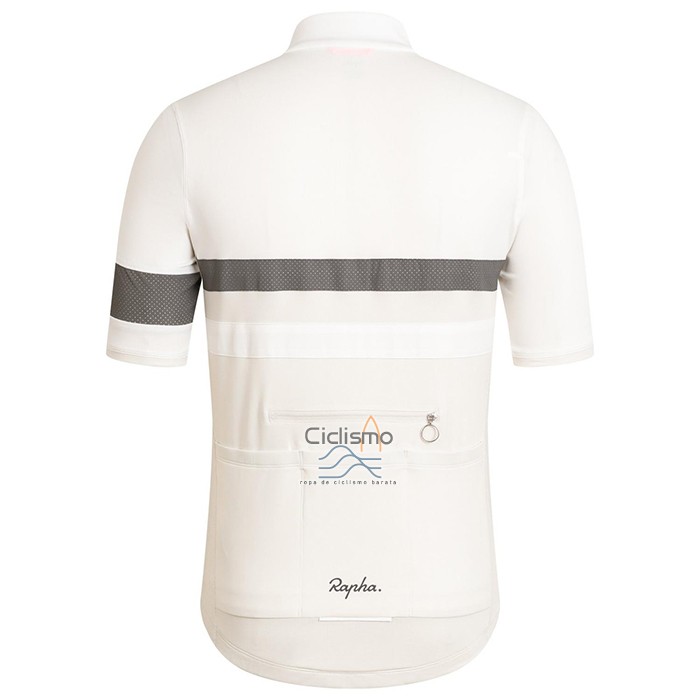 Rapha Ropa Ciclismo Culotte Corto 2021 Hombre Mangas Cortas Blanco