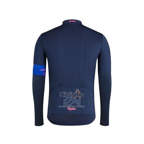 Rapha Ropa Ciclismo Culotte Largo 2020 Hombre Mangas Largas APagado Azul