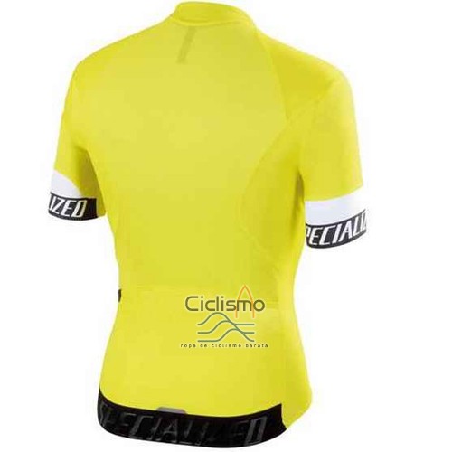 Specialized Ropa Ciclismo Culotte Corto 2015 Hombre Mangas Cortas Brillante AMarillo