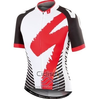 Specialized Ropa Ciclismo Culotte Corto 2016 Hombre Mangas Cortas Gris y Blanco