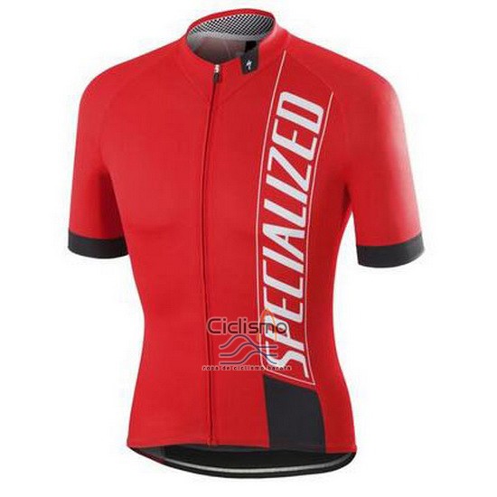 Specialized Ropa Ciclismo Culotte Corto 2016 Hombre Mangas Cortas Rojo Blanco Negro