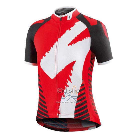 Specialized Ropa Ciclismo Culotte Corto 2016 Hombre Mangas Cortas Rojo y Negro