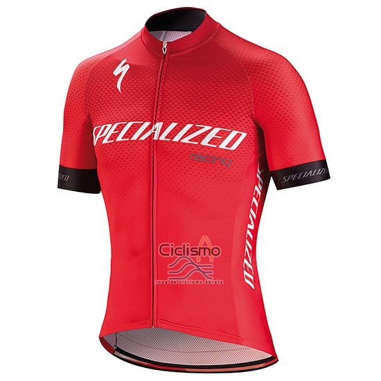 Specialized Ropa Ciclismo Culotte Corto 2018 Hombre Mangas Cortas Rojo Blanco Negro