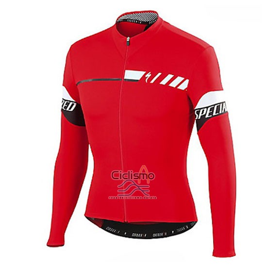 Specialized Ropa Ciclismo Culotte Largo 2015 Hombre Mangas Largas Profundo Rojo