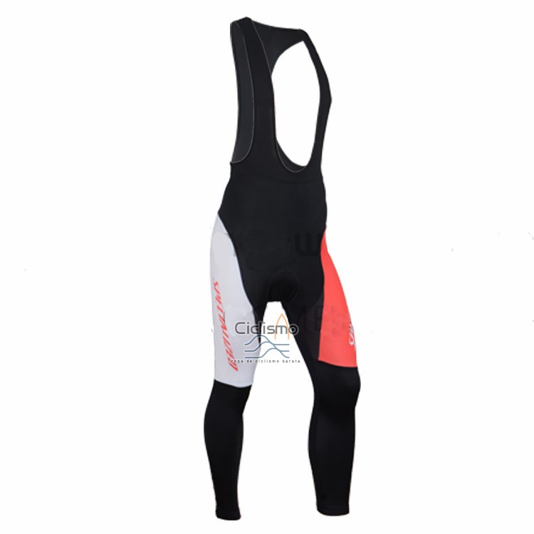 Specialized Ropa Ciclismo Culotte Largo 2016 Hombre Mangas Largas Naranja y Negro